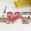 China supply love Paris metal firdge magnet for tourism souvenir
