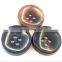 2016 new hot black,blue,brown thin resin pattern button