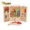 Big sale educational toys wooden kids tool box for wholesale W03D105