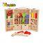 Big sale educational toys wooden kids tool box for wholesale W03D105