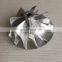 TD05H 59.05/76.13mm 7+7 blades Forward Turbo Billet/milling/aluminum 2618 compressor wheel