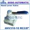 GOGO ATC 4 way 2 position Pneumatic air hand lever valve 4HV310-10 Port RC3/8" thread Manual operated control valve