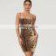Animal Print Leopard Summer Lady Women Casual Sexy Club Wear Dresses