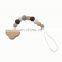 Wholesale Beach Wooden Baby Toy Beech Pacifier Clip