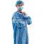 SMS Surgical Gown Disposable EN13795 Anti-static Medical Isolation Gown With CE