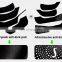 For Tesla Model 3 Car Door Anti-Kick Protector Stickers Leather Car threshold Pad Protector 4pcs/set