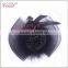 Noble black dancing party wear silk headdress flower