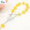 St Benedict plastic beads rosary bracelet