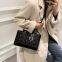 Net red embroidered line Diana Bag Messenger women's bag women's 2021 New Retro handbag leisure, simple and fashionable