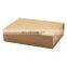 Deluxe shallow kraft ribbon magnet gift ribbon tie box wholesale with magnetic lid