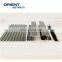 Powder coated charcoal color aluminium extrusion profile 6063t5 wholesale for South Africa