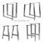 Table Leg Cheap Modern Outdoor Furniture Garden Park Cross Square X Shaped  Metal Coffee stainless steel Table Legs