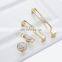 Gold Drawer Handles Wardrobe Kitchen Door Knob Cabinet Pull Door Handle Cupboard Hardware Furniture Handles For Home Decorating