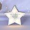 custom christmas decoration wood crafts with led light parties decors