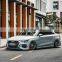 Hot sale full car body kit accessories front lip rear bumper side mudguard rear spoiler for Audi A3 2020 2021