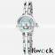 Girls' slim bracelet watch purple or baby blue elegant and lovely