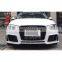 High quality the latest bodykit body kit the front bumper sets facelift to RS3 style for Audi A3 car parts 2014-2016