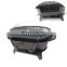 Cast iron portable grill sand castings bbq grill