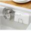 304 Stainless Steel Sponges Holder Self Adhesive Sink Sponges Drain Drying Rack Kitchen Sink Accessories Organizer Kitchen Tool