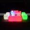 New design fashion shape plastic tea coffee table led bar sofa and chair for event nightclub
