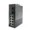 10/100/1000M 2 SFP connectors and 8 Ethernet ports Industrial SFP Switch