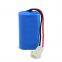 6.4V 18650 2S1P 2000mAh 1500mAh 1400mAh 1300mAh LiFePO4 Battery Pack for solar lighting