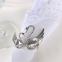 Luxury Crystal Rhinestone Diamond Swan Styles Napkin Ring For Party Wedding Table Decoration