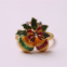 Xmas table Decoration Metal Reindeer Horn Tissue Wedding Banquet Hotel Table Christmas Napkin Ring