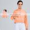 Women Yoga Gym Fitness Sun Protection Tops Wholesales Zip Up Sleeve Sports Jackets With Pockets