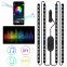 New Trends DC12v Addressable LED Strip Car Interior Bluetooth Light Strips IP65 14.4W/Kit Ambience Car Interior LED Light Kit