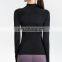 Ready To Ship Blank Custom Logo Women Sportswear Yoga Top Slim Fit Half Zipper Gym Fitness Wear T Shirt