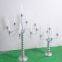 5 Arms Iron Gold Silver Metal Candle Holder Wedding Centerpiece Metal Taper Candlestick Stand