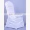 pink wrinkle stretch banquet chair cover, elegant ruffled elastic spandex chair cover