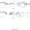 Metal Material Full Rim Square 2015 Fashion New Model Reading Eyewear Frame Glasses From China For Men