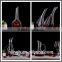 Hot new products for 2016 fancy design white red wine glass decanter clear glass carafe decanter