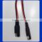 Stripped And Molding Red Black Color Power Cable In Connector