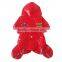 Wholesale Large Dog Clothes Red Dog Air Force Raincoat