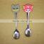 china supplier cheap steel spoon with rubber cap
