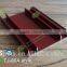 Wooden color aluminum interior architrave profiles with soft surface