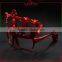 Laura Fairy Festivel Supplies Red Crown Shaped Luminator Neon Party Sunglasses                        
                                                Quality Choice