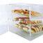 Acrylic Donut & Pastry Display Case - 3 Shelves - Rear Access - Bakery Cabinet
