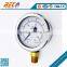 Shock proof Slicone oil or glycerin filled air pressure gauge manometer YTN-60A