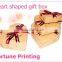 heart shape cardboard gift box ,lid and packaging paper jewellry box