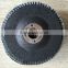 CEC BRAND high quality flap disc,5" for metal grinding disc black net cover