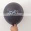 12 inches printed high quality latex balloon white logo on black balloon from factory directly                        
                                                Quality Choice