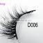 custom made eyelashes 3D volume siberian mink fur strip eyelash with private label