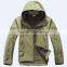 Uniseason men hooded military jacket