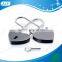 AJF Black Long Bow Heart shaped Love Padlock - Top quality (Lovelock, Gift, Liebesschloss, love lock, wishlock, cadenas d'amour