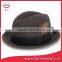 Wool felt fedora hat short brim stingy felt hat waterproof&crushable