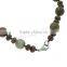Ruby in Zoisite Necklace, zinc alloy lobster clasp, Oval, natural